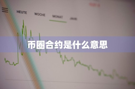 币圈合约是什么意思