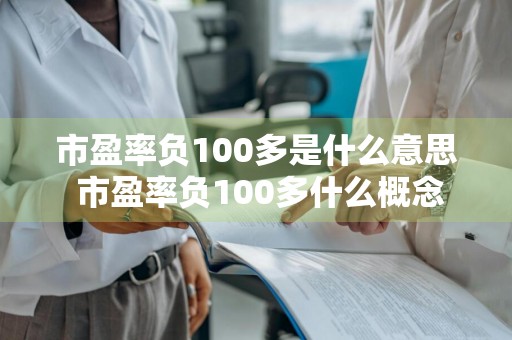 市盈率负100多是什么意思 市盈率负100多什么概念