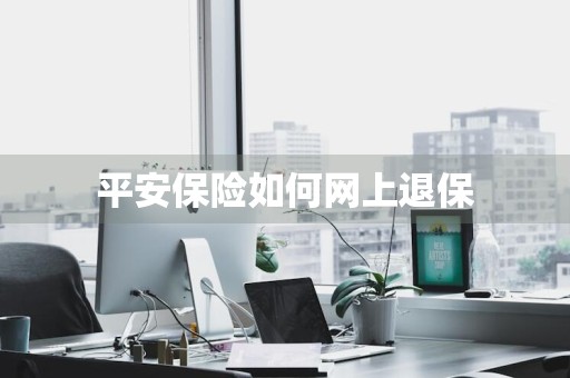平安保险如何网上退保