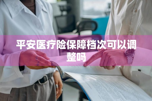 平安医疗险保障档次可以调整吗