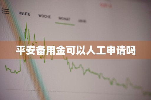 平安备用金可以人工申请吗