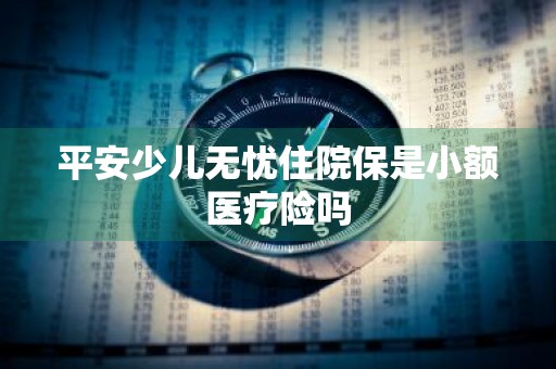 平安少儿无忧住院保是小额医疗险吗