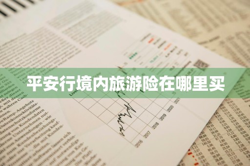平安行境内旅游险在哪里买