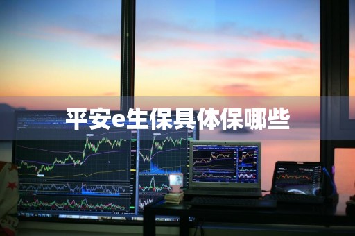 平安e生保具体保哪些