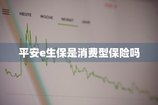 平安e生保是消费型保险吗