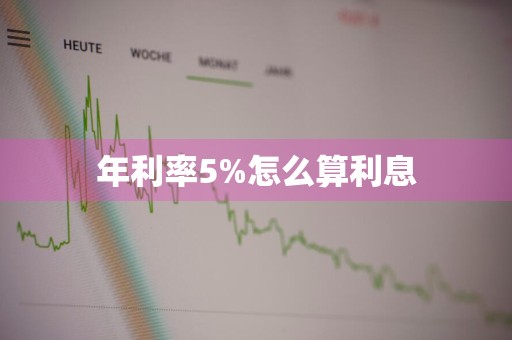 年利率5%怎么算利息
