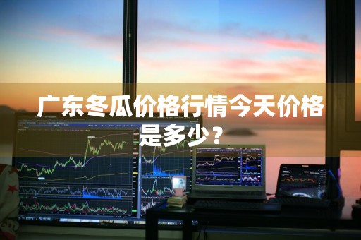 广东冬瓜价格行情今天价格是多少？