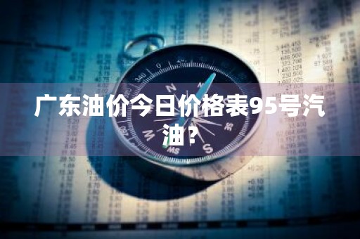 广东油价今日价格表95号汽油？