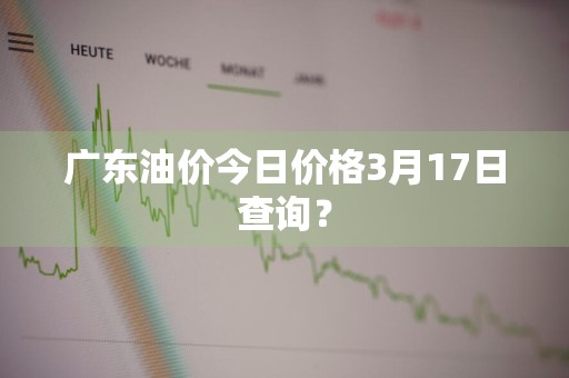 广东油价今日价格3月17日查询？