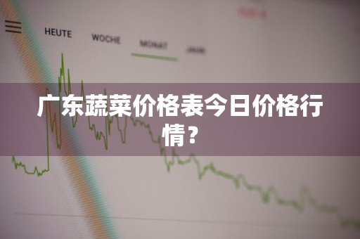 广东蔬菜价格表今日价格行情?