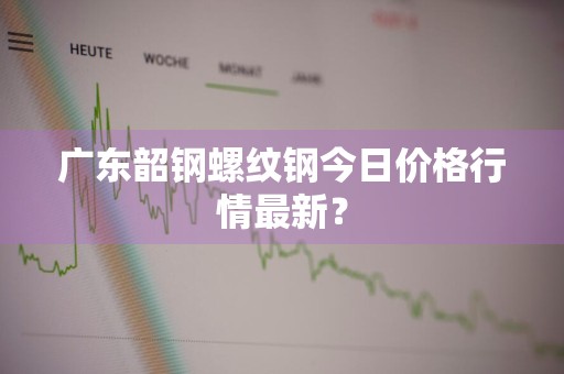 广东韶钢螺纹钢今日价格行情最新？