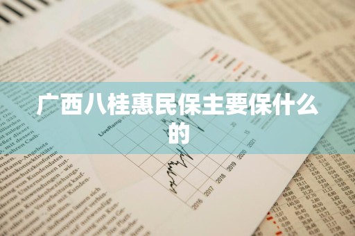 广西八桂惠民保主要保什么的