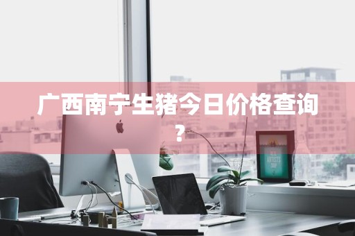 广西南宁生猪今日价格查询？
