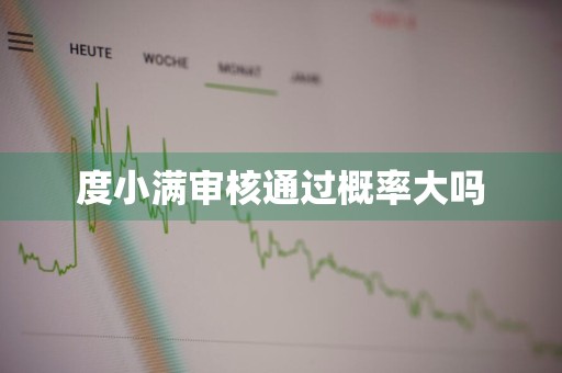 度小满审核通过概率大吗
