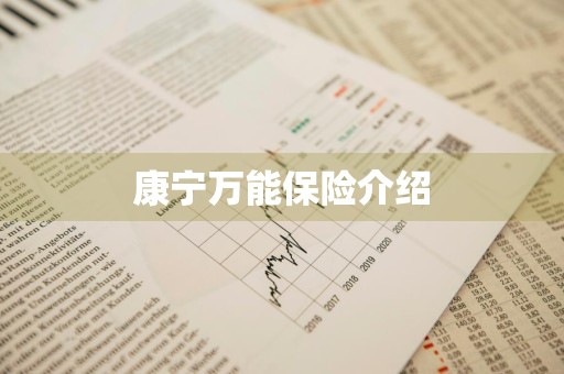 康宁万能保险介绍