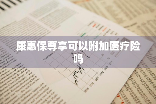 康惠保尊享可以附加医疗险吗