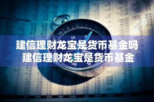 建信理财龙宝是货币基金吗 建信理财龙宝是货币基金吗安全吗