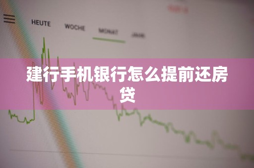 建行手机银行怎么提前还房贷