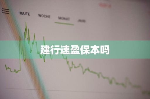 建行速盈保本吗