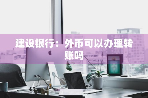 建设银行：外币可以办理转账吗