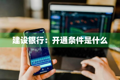 建设银行：开通条件是什么