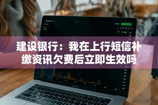 建设银行：我在上行短信补缴资讯欠费后立即生效吗