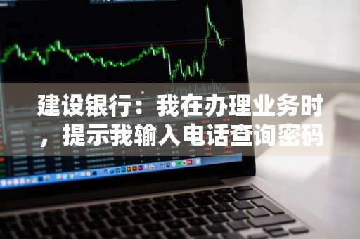 建设银行：我在办理业务时，提示我输入电话查询密码，我忘记了怎么办