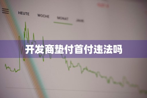 开发商垫付首付违法吗