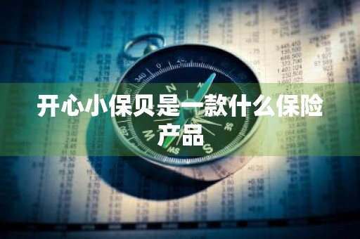 开心小保贝是一款什么保险产品
