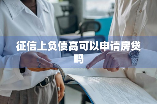 征信上负债高可以申请房贷吗