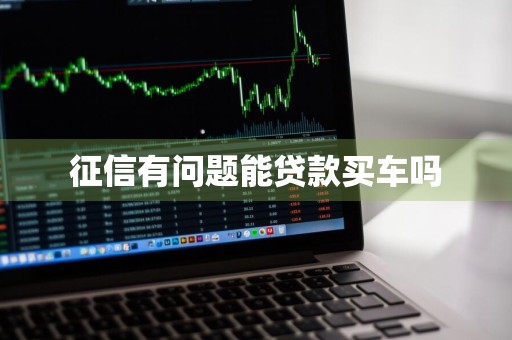 征信有问题能贷款买车吗