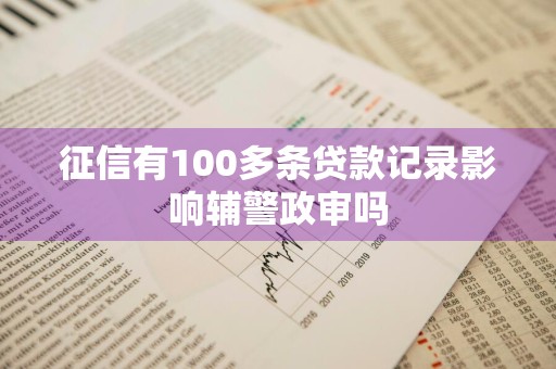 征信有100多条贷款记录影响辅警政审吗