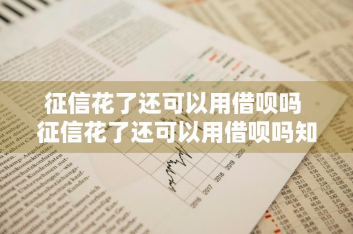 征信花了还可以用借呗吗 征信花了还可以用借呗吗知乎