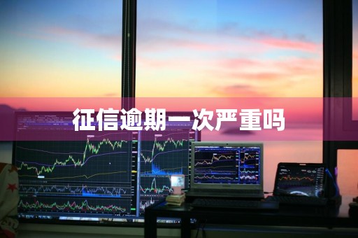 征信逾期一次严重吗