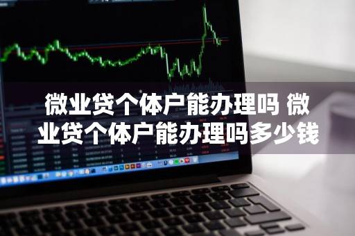 微业贷个体户能办理吗 微业贷个体户能办理吗多少钱