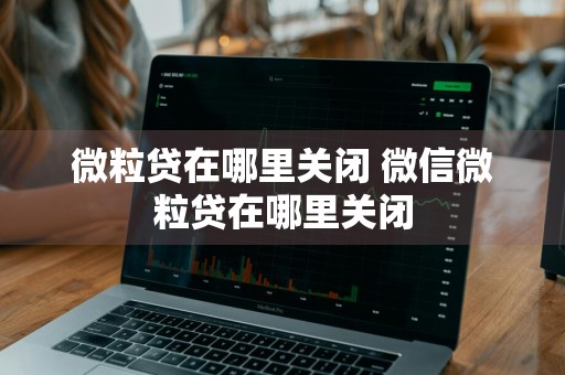 微粒贷在哪里关闭 微信微粒贷在哪里关闭