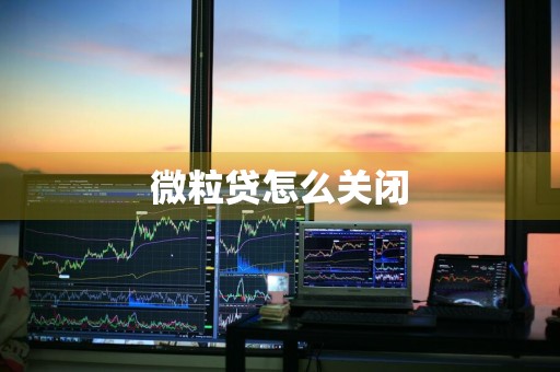 微粒贷怎么关闭