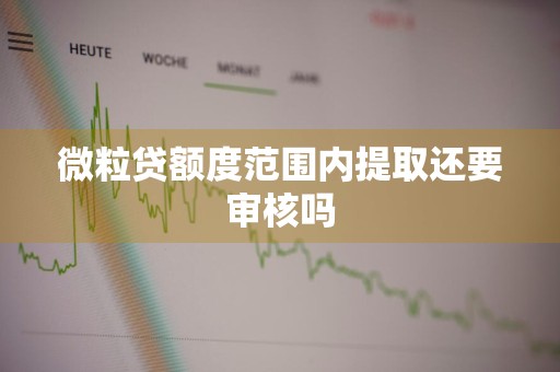 微粒贷额度范围内提取还要审核吗