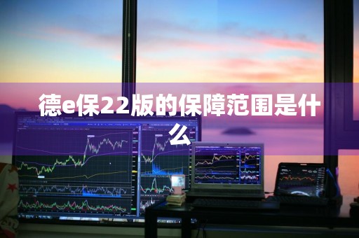 德e保22版的保障范围是什么