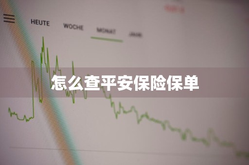怎么查平安保险保单