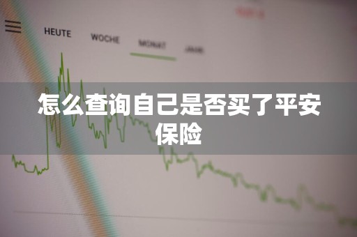 怎么查询自己是否买了平安保险