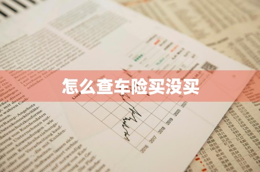 怎么查车险买没买