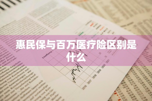惠民保与百万医疗险区别是什么