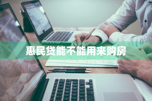 惠民贷能不能用来购房