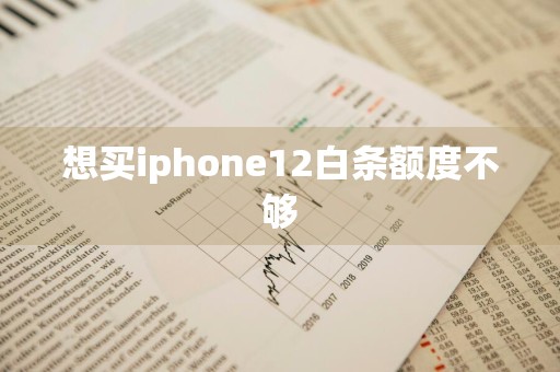 想买iphone12白条额度不够