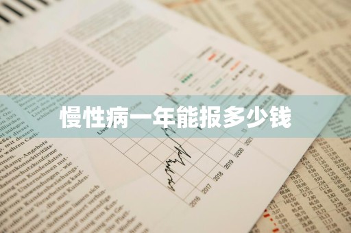 慢性病一年能报多少钱