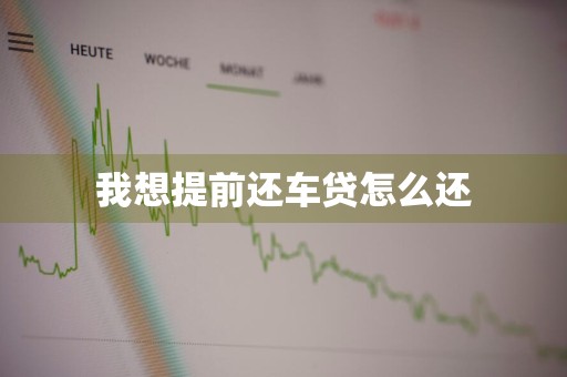 我想提前还车贷怎么还