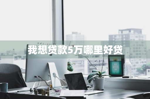 我想贷款5万哪里好贷
