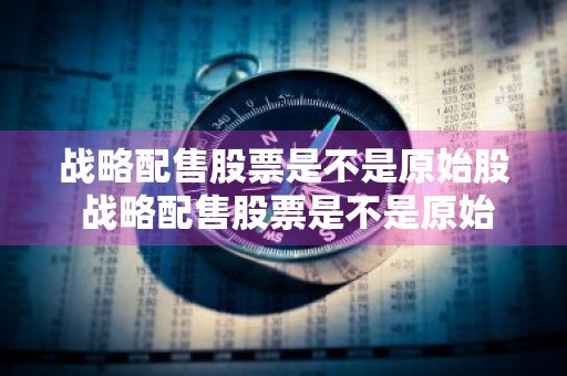 战略配售股票是不是原始股 战略配售股票是不是原始股票