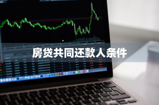 房贷共同还款人条件